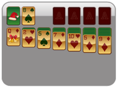 Solitaire Card Games - Get into the holiday spirit with Christmas Solitaire!  This FREE site features your favorite solitaire games -- 1 Card, 3 Card,  Spider, Freecell, Yukon, Klondike, and more! Play